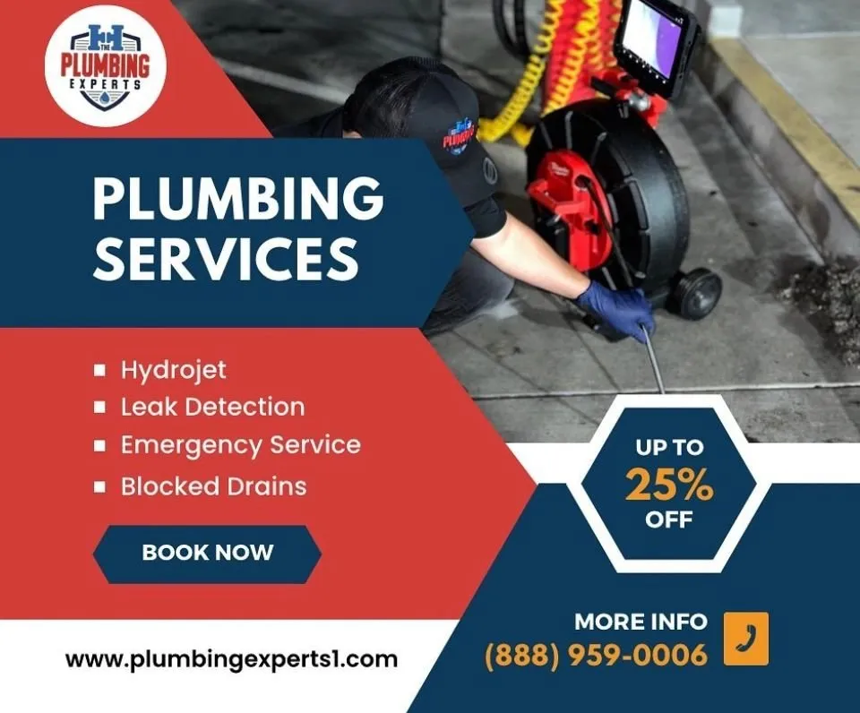 Slide of The Plumbing Experts