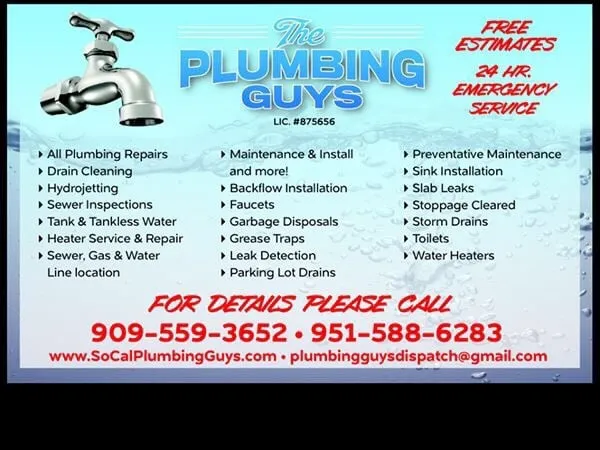 Slide of The Plumbing Guys