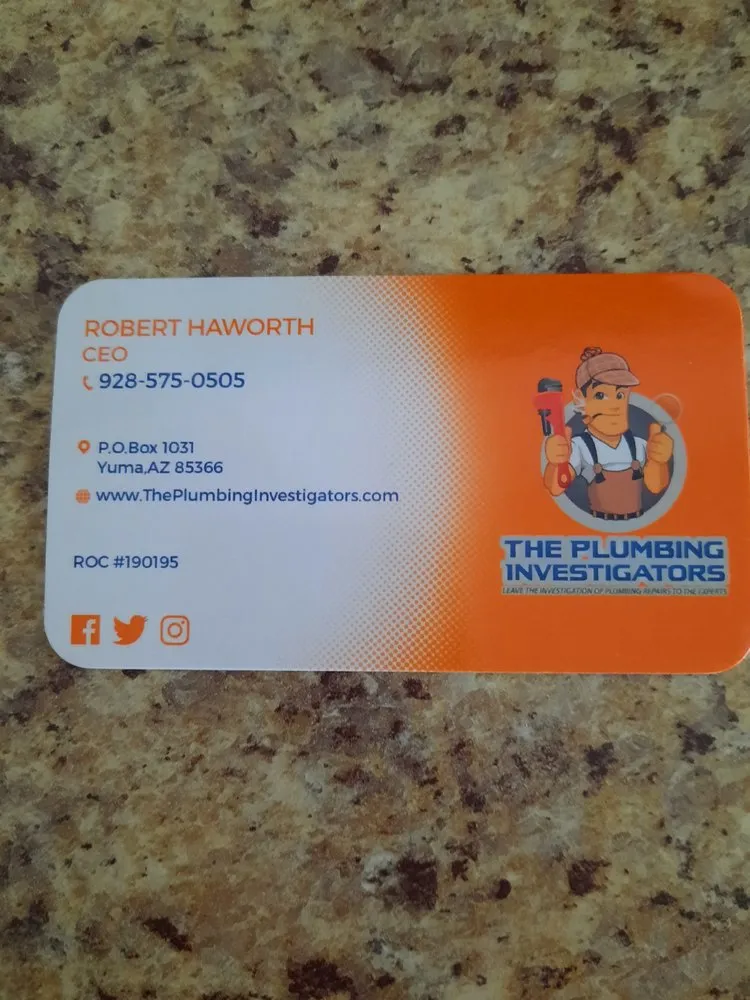 Slide of The Plumbing Investigators