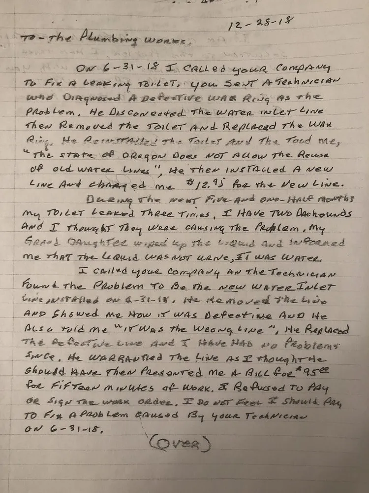 Slide of The Plumbing Works