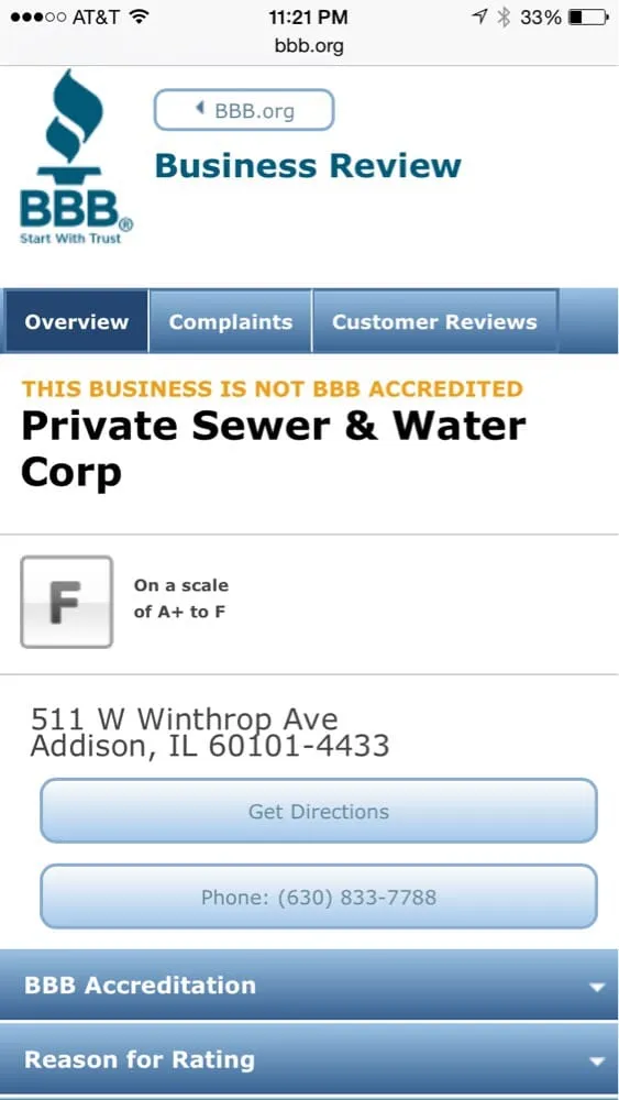 Slide of The Private Sewer & Water Corporation