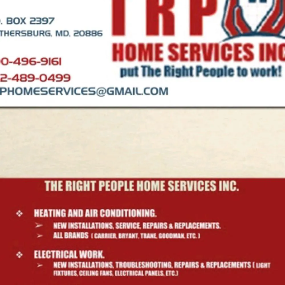 Slide of The Right People Home Services