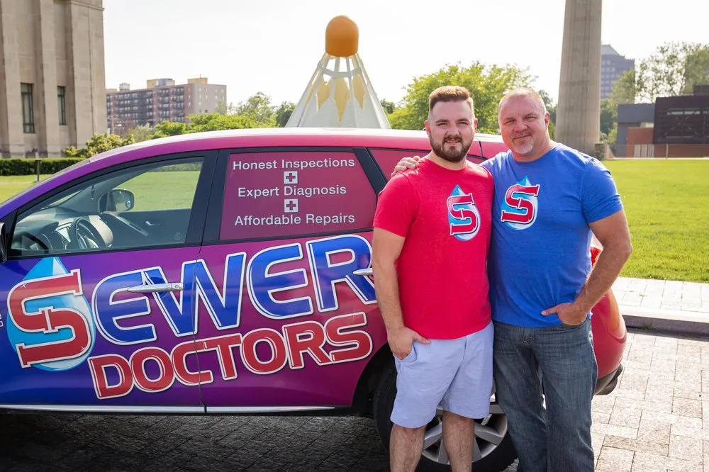 Slide of The Sewer Doctors