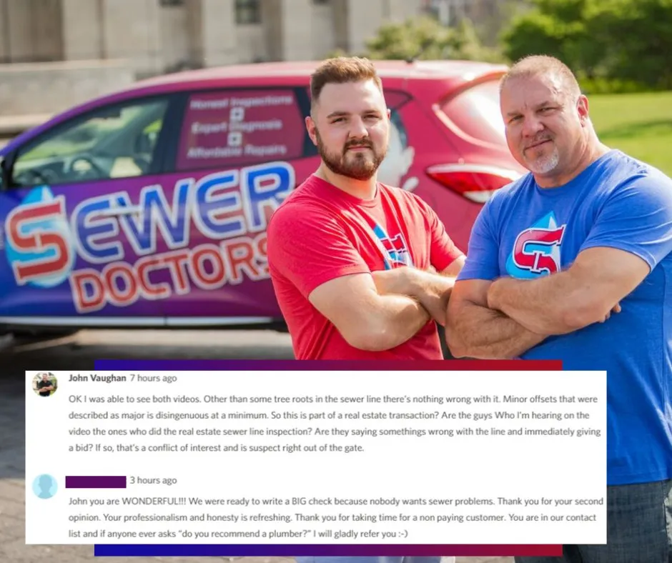 Slide of The Sewer Doctors