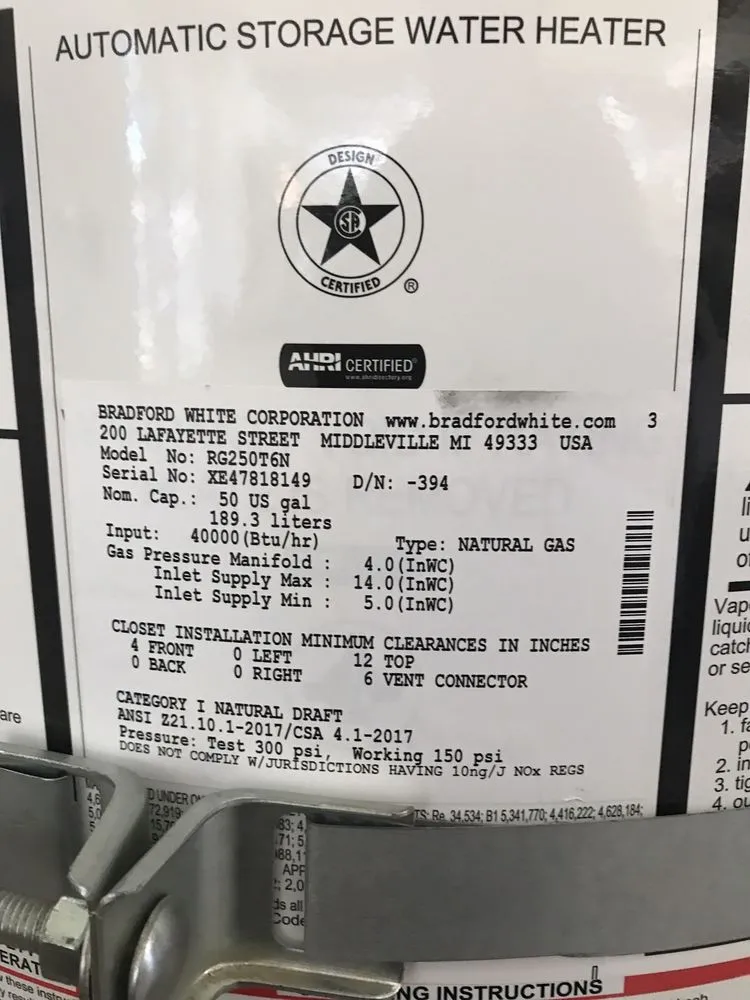 Slide of The Water Heater Man