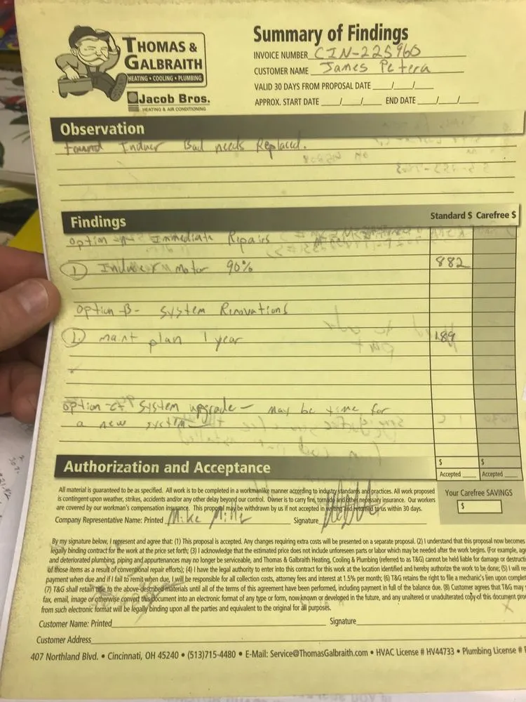 Reliable emergency plumbing for homes in Fairfield, OH by Thomas & Galbraith Heating, Cooling & Plumbing