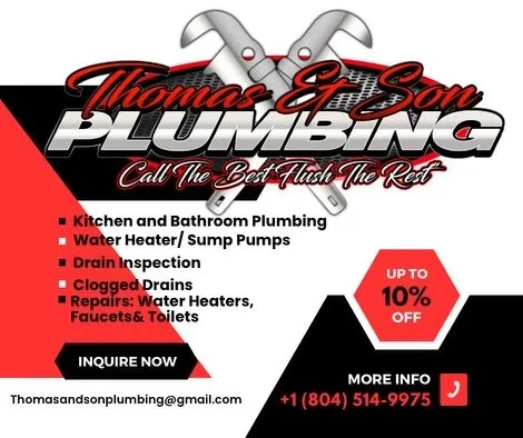Slide of Thomas & Son Plumbing