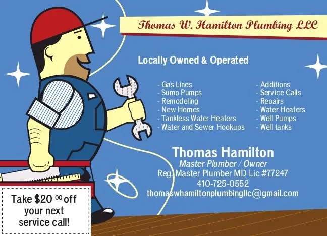 Slide of Thomas W Hamilton Plumbing