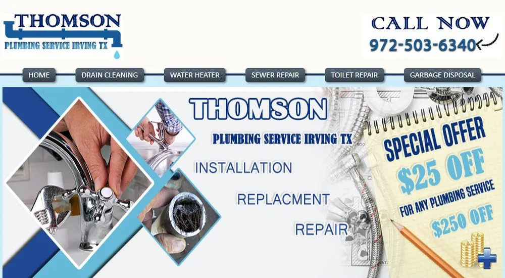 Slide of Thomson Plumbing Service