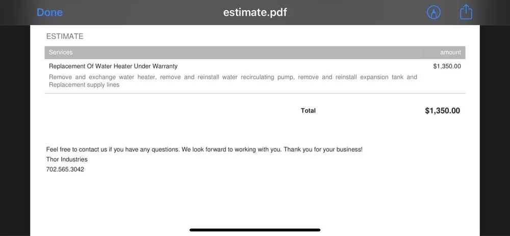 Professional emergency plumbing experts serving North Las Vegas, NV - Thor Industries Plumbing, Heating and Air Conditioning