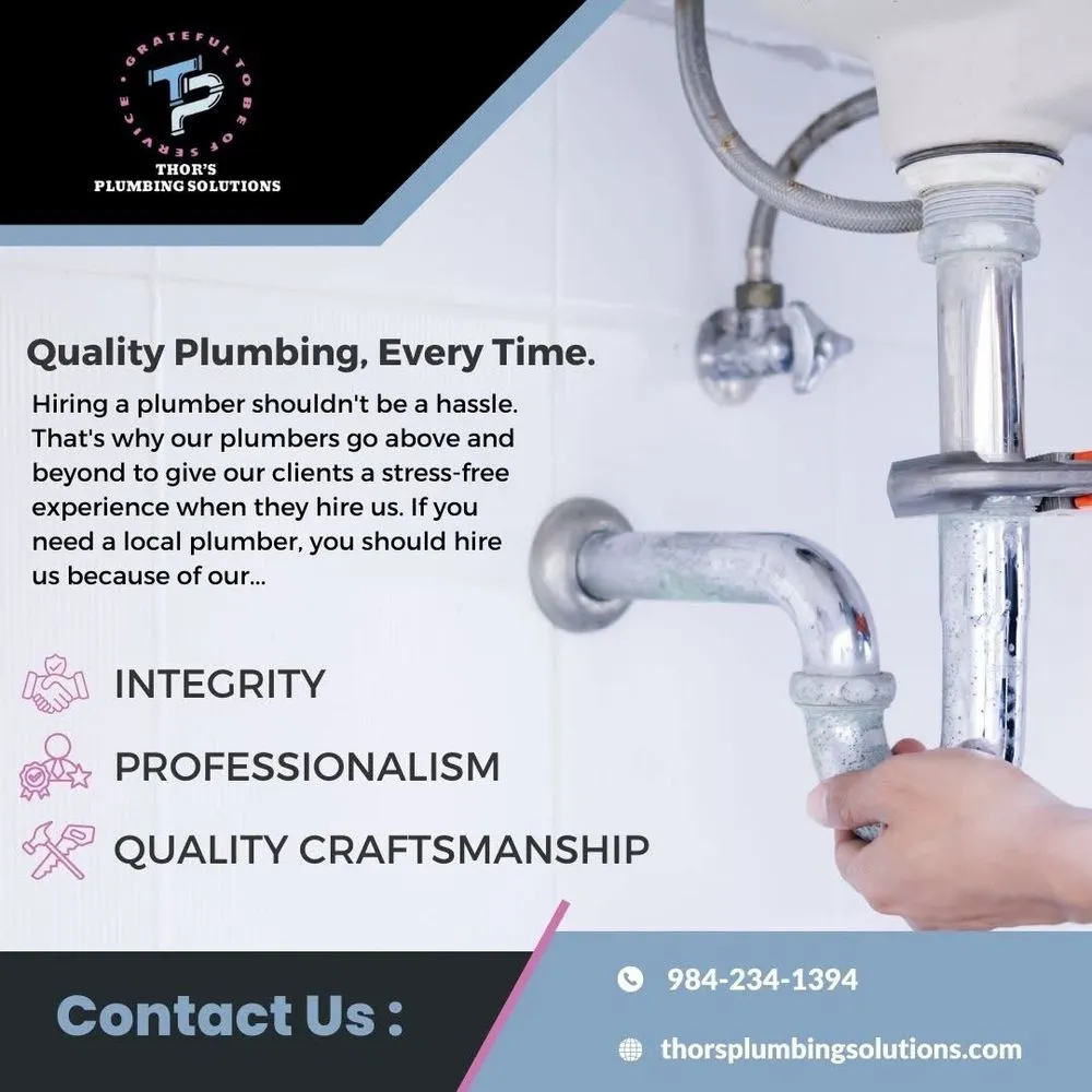 Slide of Thor's Plumbing Solutions