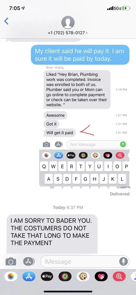 Slide of Tiburcio's Plumbing