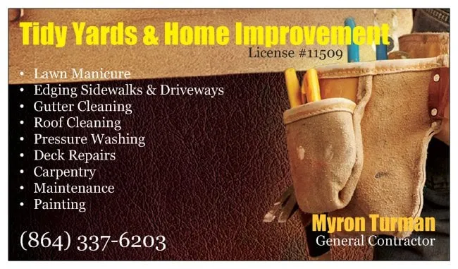 Trusted emergency plumbing service in Greenwood, SC - Tidy Yards $ Home Improvement