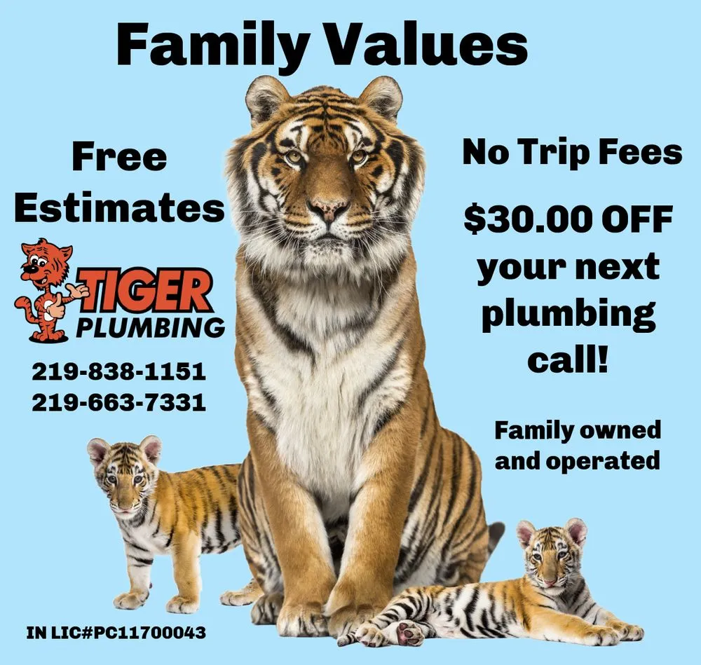 Slide of Tiger Plumbing