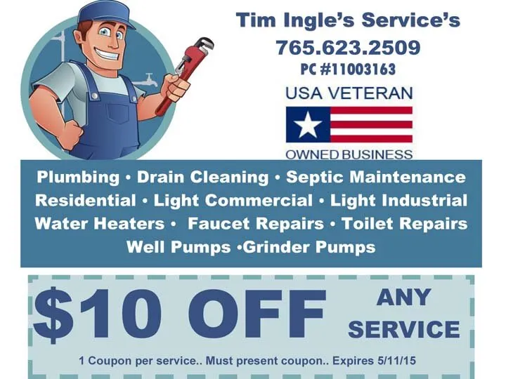 Slide of Tim Ingle's Services