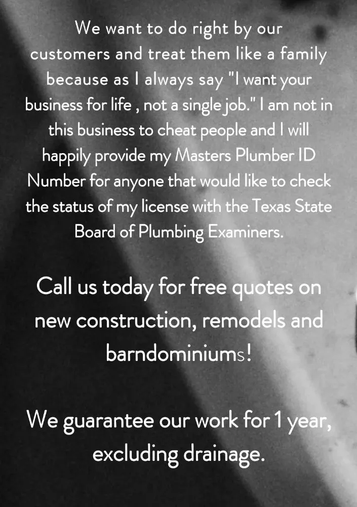 Slide of Tim Winnett Plumbing & Sons