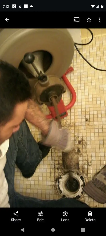 Slide of Tims Sewer Drain Cleaning