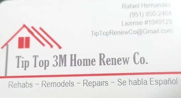 Slide of Tip Top 3M Home Renew