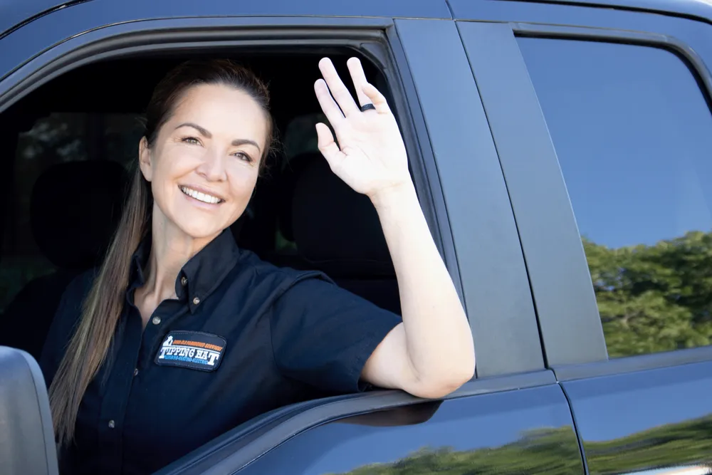 Slide of Tipping Hat