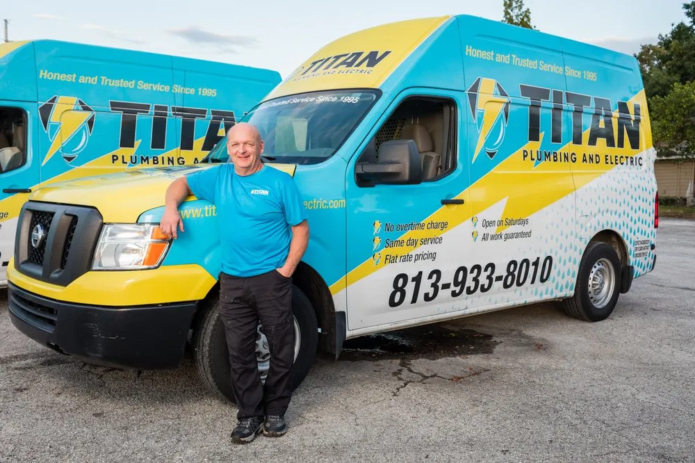 Slide of Titan Plumbing and Electric