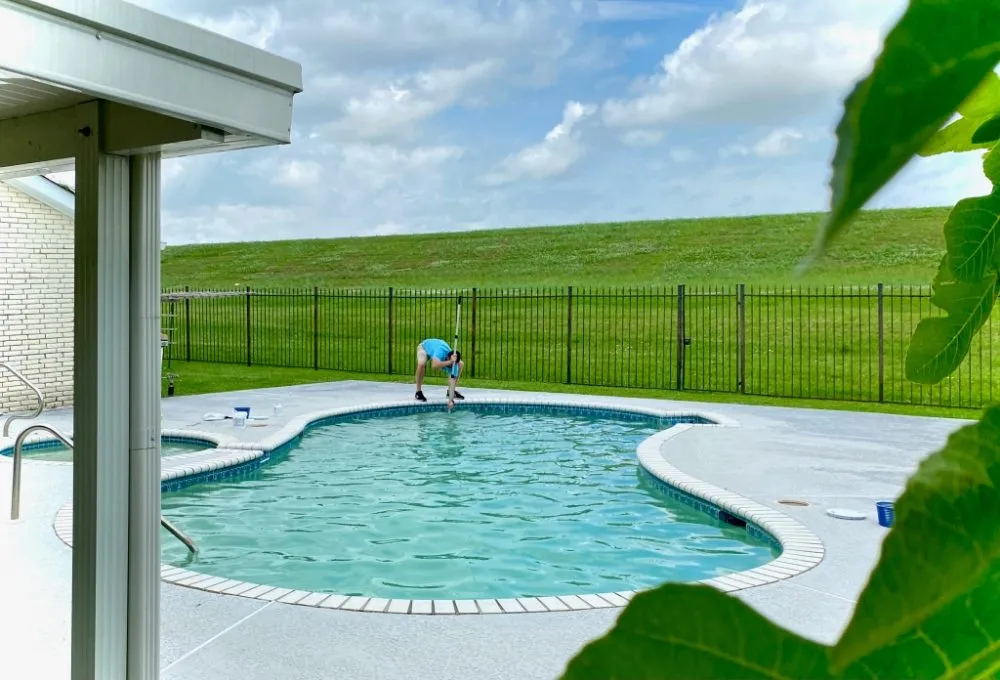 Slide of TK Pool Services