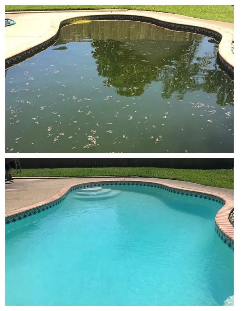 Slide of TK Pool Services