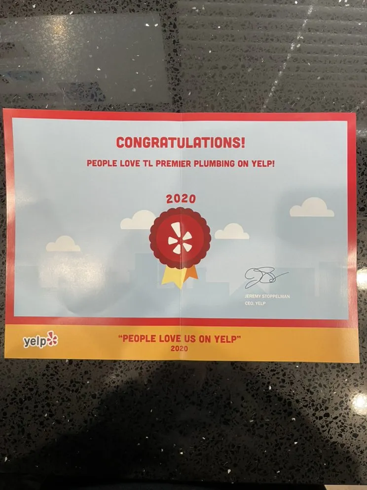 Slide of TL Premier Plumbing