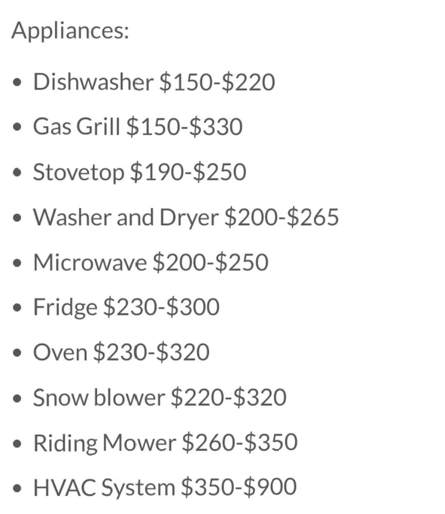 Slide of TNT Appliance Repair