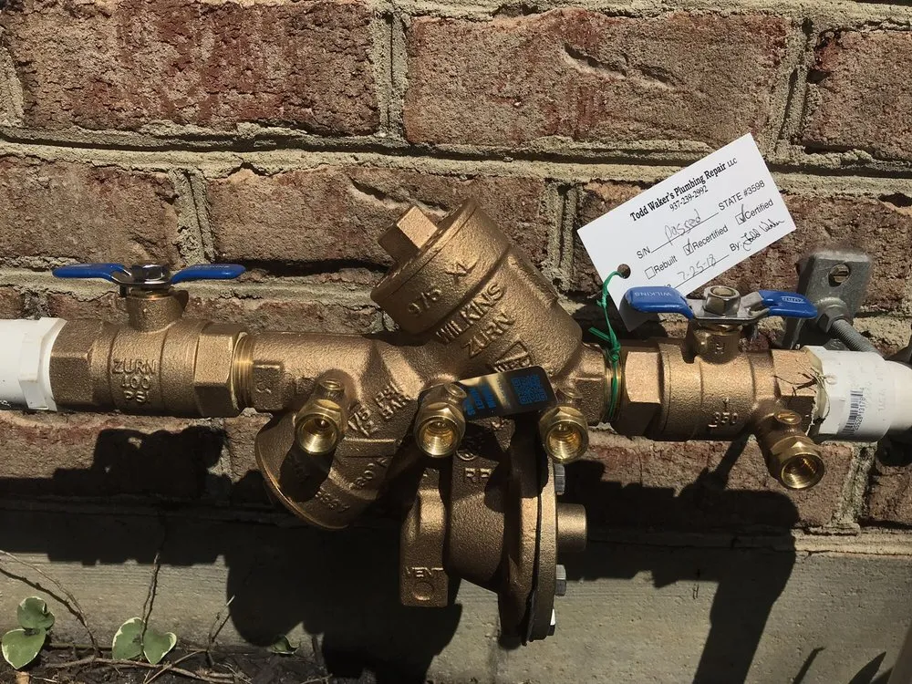 Slide of Todd Waker's Plumbing Repair