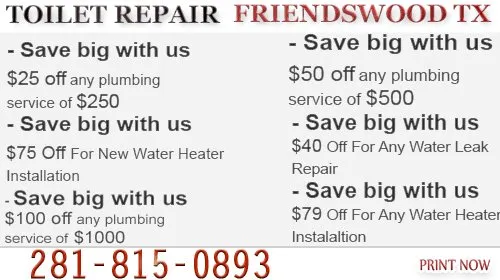 Slide of Toilet Repair Friendswood TX