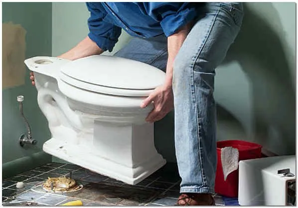 Slide of Toilet Repair