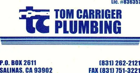 Slide of Tom Carriger Plumbing