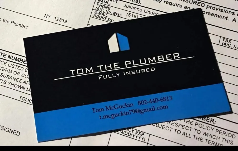 Slide of Tom the plumber