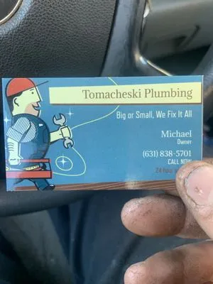 Tomacheski plumbing Logo