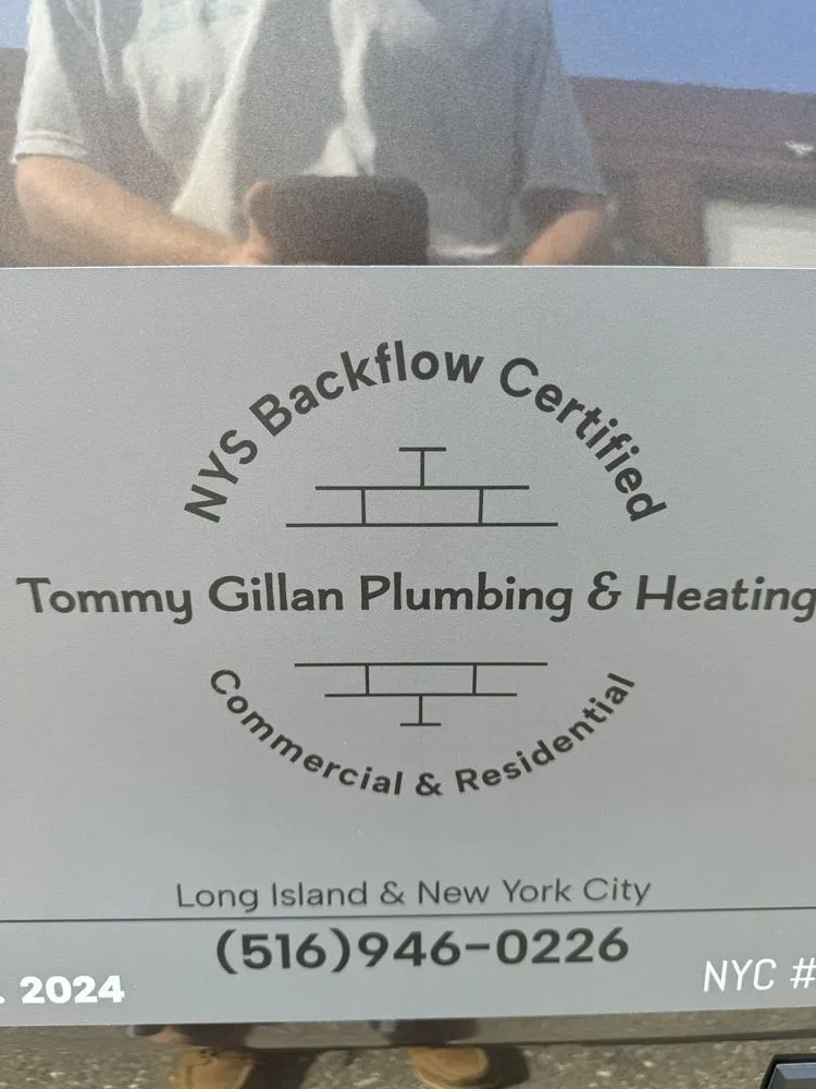 Slide of Tommy Gillan Plumbing & Heating