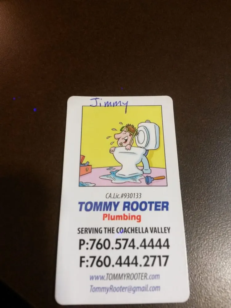 Slide of Tommy Rooter Plumbing