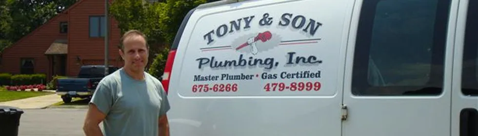 Slide of Tony and Son Plumbing