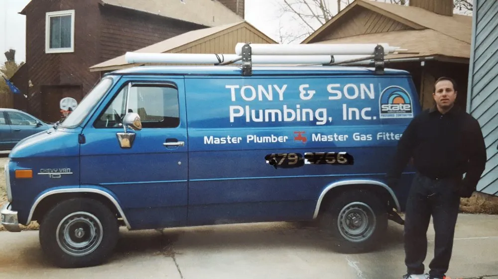 Slide of Tony and Son Plumbing