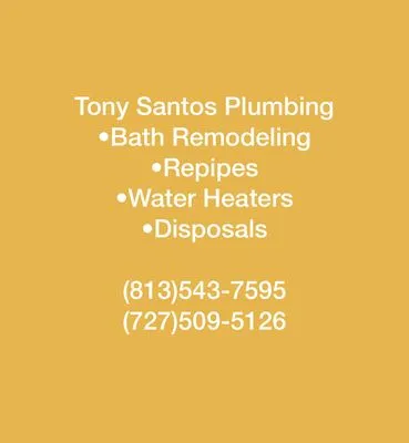 Tony Santos Plumbing Logo