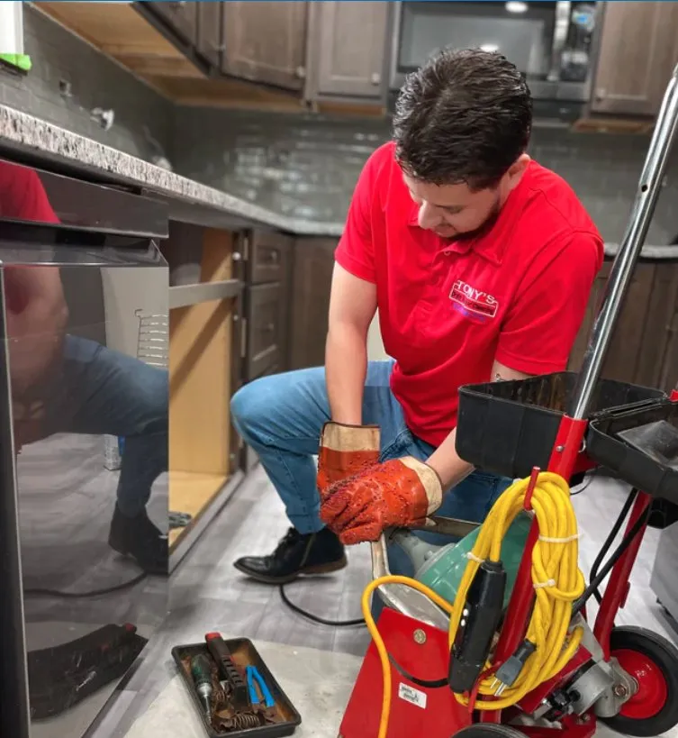 Slide of Tony's Drain & Sewer Cleaning