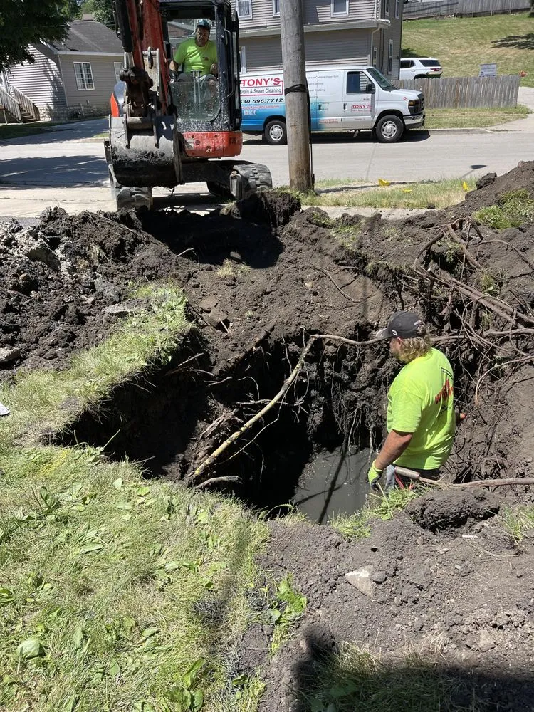 Slide of Tony's Drain & Sewer Cleaning