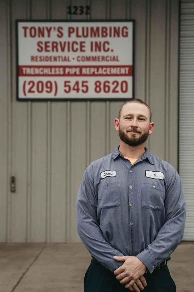 Slide of Tony's Plumbing - Stockton