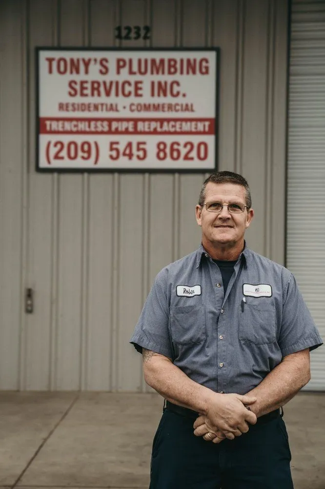 Slide of Tony's Plumbing - Stockton