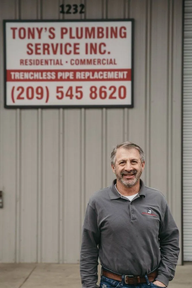 Slide of Tony's Plumbing - Stockton