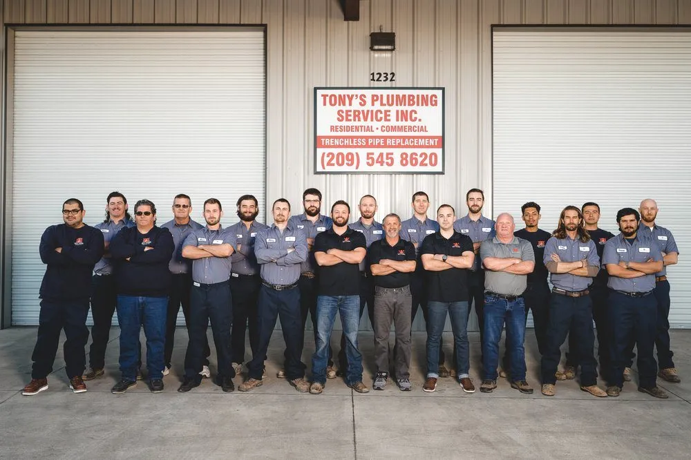 Slide of Tony's Plumbing - Stockton