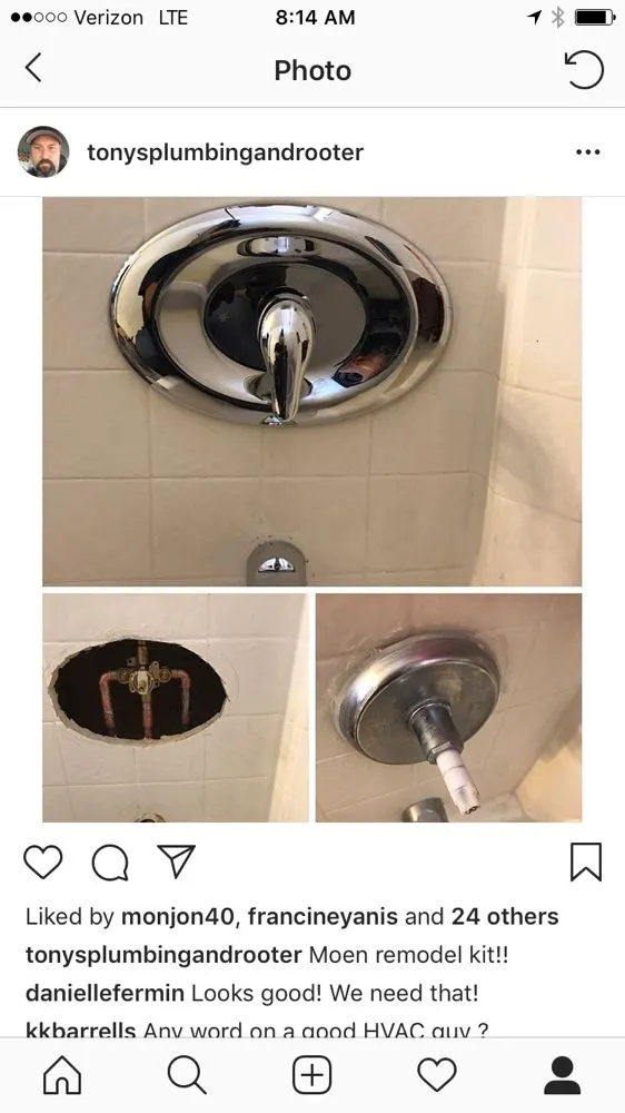 Slide of Tonys Plumbing and Rooter