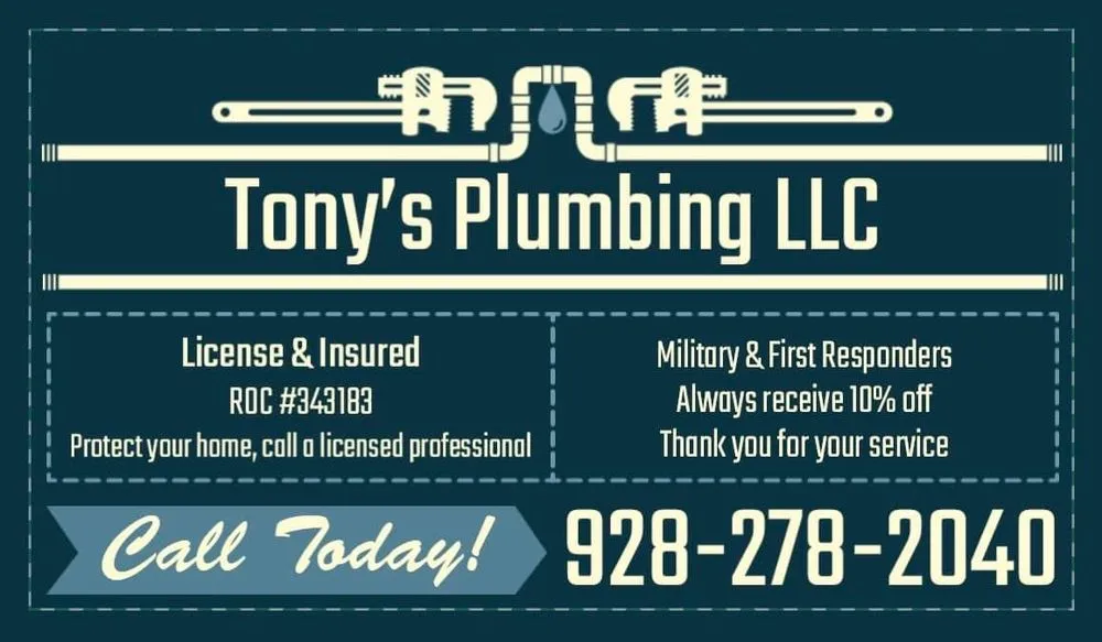 Slide of Tony’s Plumbing