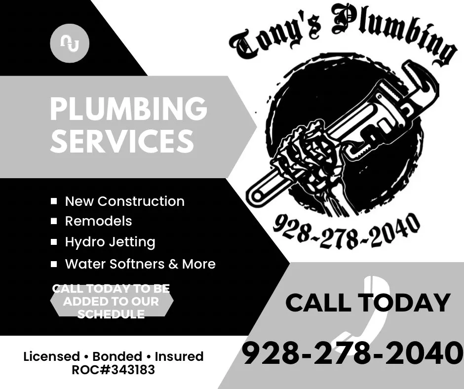 Slide of Tony’s Plumbing