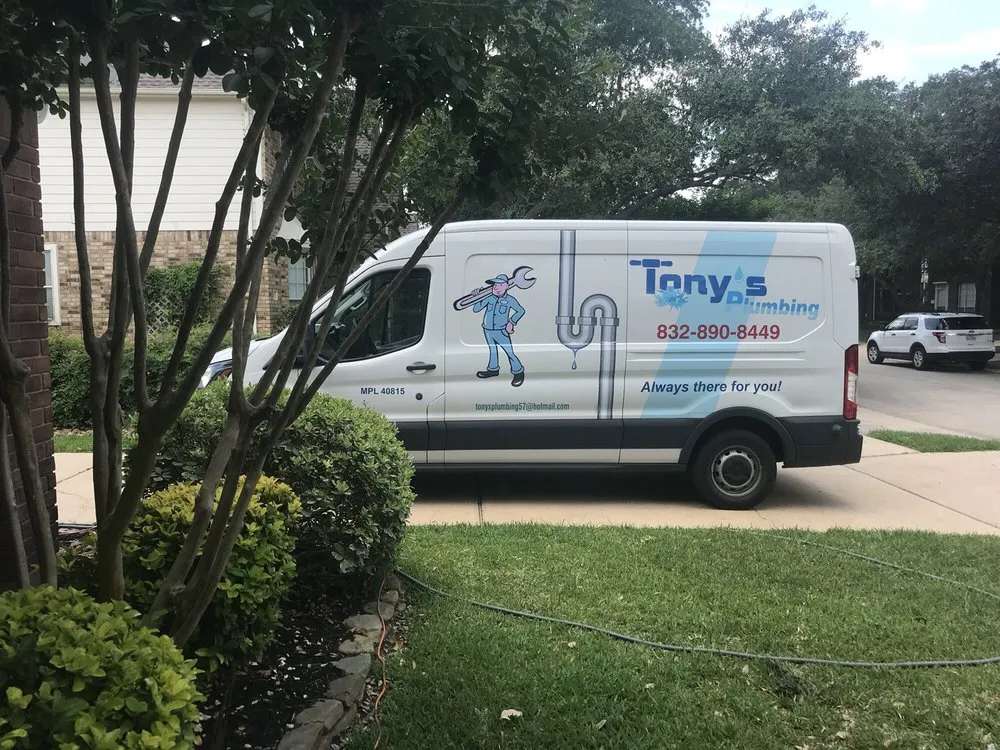 Slide of Tony's Plumbing
