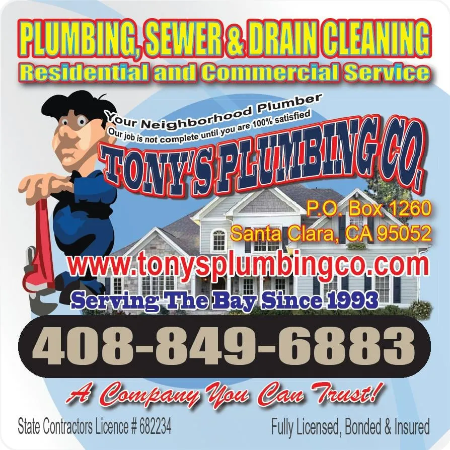 Slide of Tonys Plumbing